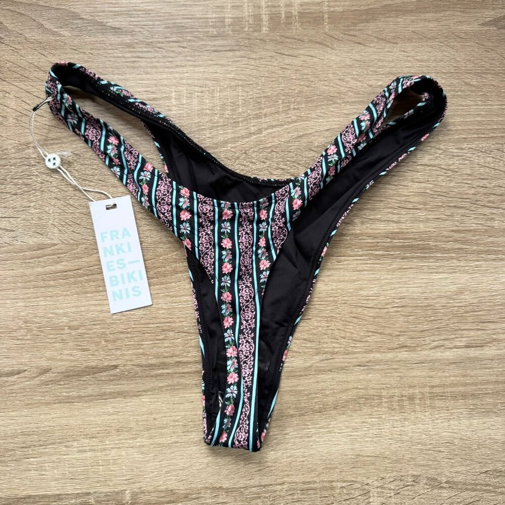 NWT Frankies Bikinis Full Moon Micro Swim Bikini Bottoms Large - Picture 4 of 10